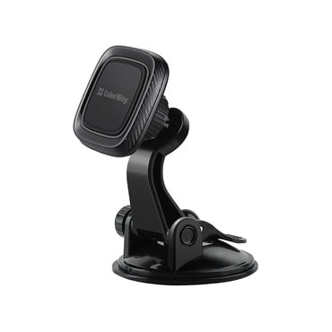 Magnetno avtomobilsko držalo ColorWay "CW-CHM06-GR" z 360° rotacijo in sesalno skodelico - black