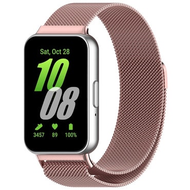 Kovinski pas Techsuit "W009" za Samsung Galaxy Fit3 - pink