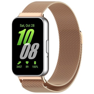 Kovinski pas Techsuit "W009" za Samsung Galaxy Fit3 - rose gold