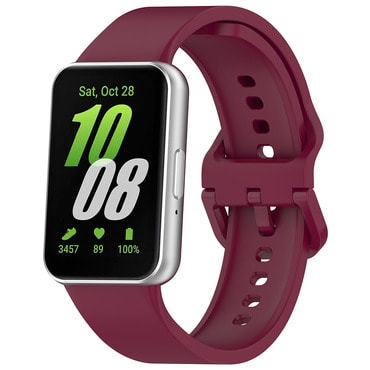 Silikonski pas Techsuit "W086" za Samsung Galaxy Fit3 - burgundy