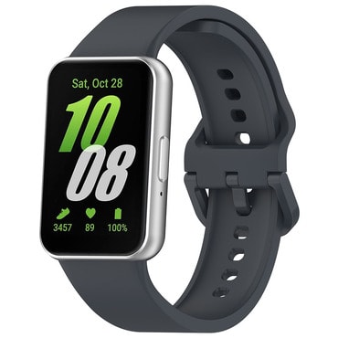 Silikonski pas Techsuit "W086" za Samsung Galaxy Fit3 - dark grey