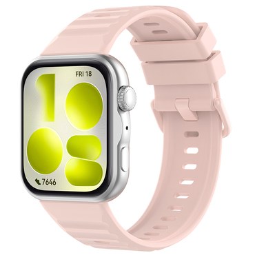 Silikonski pas Techsuit "W082" za Huawei Watch Fit 5 Pro - pink