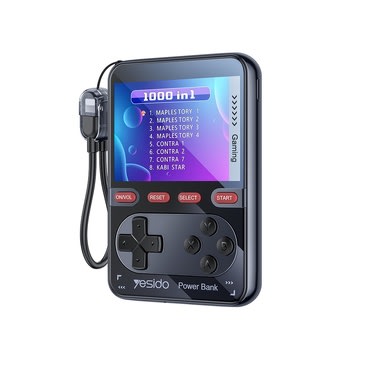 Retro igralna konzola s power bankom Yesido "YP87" 10000mAh, LED zaslon, 20W, 100+ iger