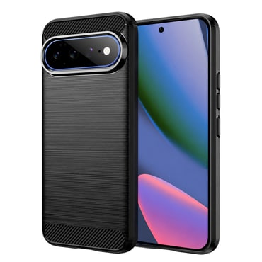 TPU gel ovitek "Brushed Carbon" za Google Pixel 11 Pro XL - črn