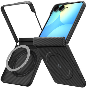 Ovitek Spigen "Air Skin Aramid MagFit" za Samsung Galaxy Z Flip8 - black