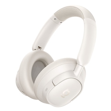 Bluetooth Over-Ear slušalke Baseus "Bass BH1 NC" BT 6.0 z ANC, 5-Mic ENC tehnologijo in Hi-Res zvokom - white