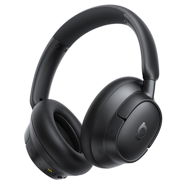 Bluetooth Over-Ear slušalke Baseus "Bass BH1 NC" BT 6.0 z ANC, 5-Mic ENC tehnologijo in Hi-Res zvokom - black