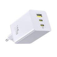Stenski 100W polnilec Baseus "EnerFill FE11" 2x USB-C, USB-A - moon white