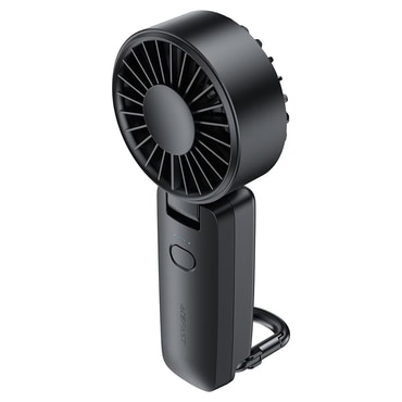 Prenosni ventilator Acefast "YF2" s štirimi hitrostmi, 1800mAh, 6400rpm - black