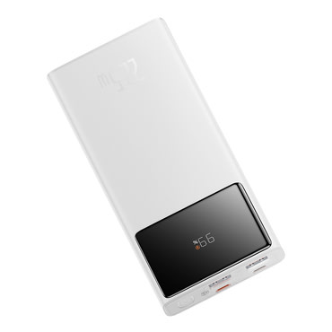 Power bank Baseus "Star-Lord (PPXJ100002)" 10000mAh 22.5W z LED prikazovalnikom - white