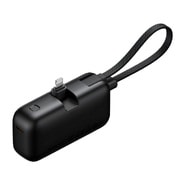 Power bank Mcdodo "FreeKit Series (MC-7800)" 5000mAh 22.5W z vgrajenim kablom Lightning - black