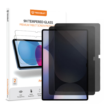 2-Pack privacy zaščitnih stekel Techsuit ArmorGlass CrystalHD za Samsung Galaxy Tab S9 Plus / Tab S9 FE Plus / Tab S10 Plus
