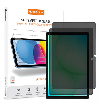2-Pack privacy zaščitnih stekel Techsuit ArmorGlass CrystalHD za Samsung Galaxy Tab A9 Plus / Tab A11 Plus