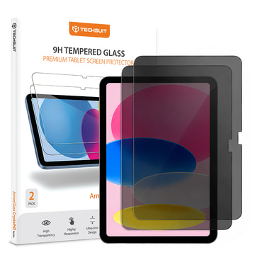 2-Pack privacy zaščitnih stekel Techsuit ArmorGlass CrystalHD za iPad 10.9 2022 / iPad 2025