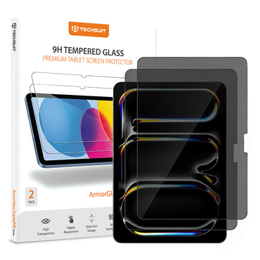 2-Pack privacy zaščitnih stekel Techsuit ArmorGlass CrystalHD za iPad Pro 11 2024 / iPad Pro 11 2025