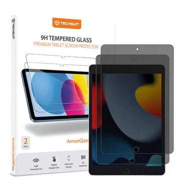 2-Pack privacy zaščitnih stekel Techsuit ArmorGlass CrystalHD za iPad 10.2 2019 / iPad 10.2 2020 / iPad 10.2. 2021
