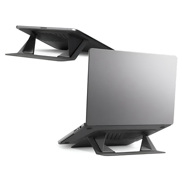 Stojalo za prenosnik Spigen "Slim Fold LD201-S6" z zložljivo in protizdrsno zasnovo - black