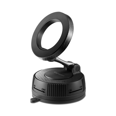Magnetno avtomobilsko držalo Spigen "OneTap MagFit MFT36" za armaturo in vetrobransko steklo - black