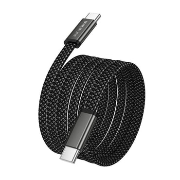 Polnilni in podatkovni 60W USB-C v USB-C kabel Borofone "Peace BX124" - 1m - črn