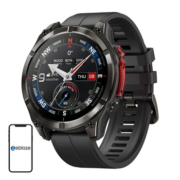 Pametna ura Zeblaze "Stratos 4 Pro" z 1.43" AMOLED zaslonom - black