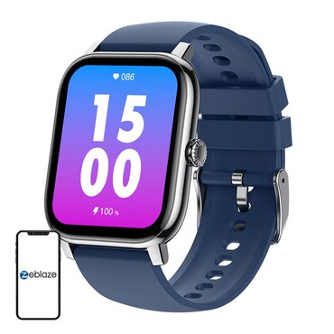 Pametna ura Zeblaze "Btalk Pro" z Bluetooth klicanjem, 1.91" zaslon, 21 dni avtonomije - silver