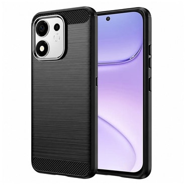 TPU gel ovitek "Brushed Carbon" za Honor 600 Smart - črn