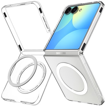 Ovitek Spigen "Air Skin MagFit" za Samsung Galaxy Z Flip8 - clear white