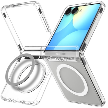 Ovitek Spigen "Ultra Hybrid Pro MagFit" za Samsung Galaxy Z Flip8 - clear white