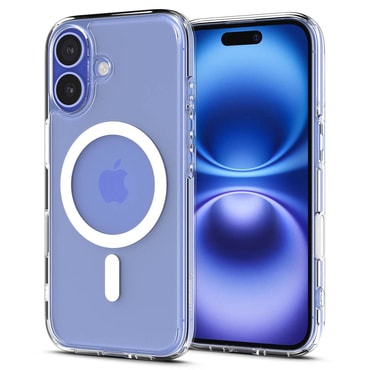 Ovitek Spigen "Ultra Hybrid T MagFit" za iPhone 16 - white
