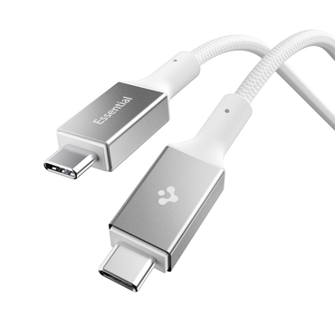 Polnilni in podatkovni 100W USB-C v USB-C kabel Spigen "EB10015CC" - 5Gbps - 1.5m - white