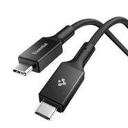 Polnilni in podatkovni 100W USB-C v USB-C kabel Spigen "EB10015CC" - 5Gbps - 1.5m - black
