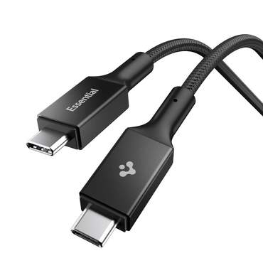 Polnilni in podatkovni 100W USB-C v USB-C kabel Spigen "EB10015CC" - 5Gbps - 1.5m - black