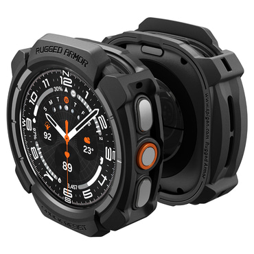 Ovitek Spigen "Rugged Armor" za Samsung Galaxy Watch Ultra 2 - matte black