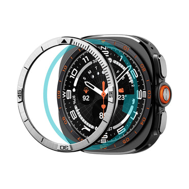 Ovitek Spigen "Bezel Tune Pilot" za Samsung Galaxy Watch Ultra 2 - silver