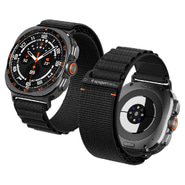 Najlonski pas Spigen "WBF1" za Samsung Galaxy Watch Ultra 47mm / Watch Ultra 2 - black