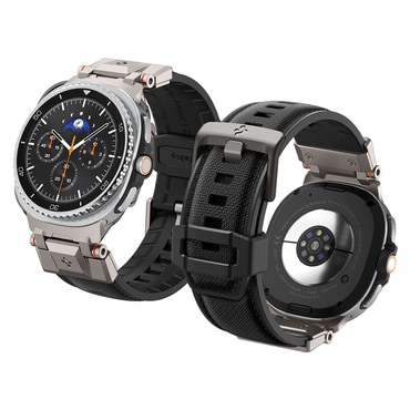 Najlonski pas Spigen "DuraPro Armor" za Samsung Galaxy Watch9 40mm / Watch9 44mm / Watch8 40 mm / Watch8 44 mm / Watch8 Classic 46 mm - black