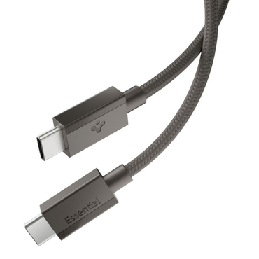 Polnilni in podatkovni 60W USB-C v USB-C kabel Spigen "EB6015CC" - 480Mbps - 1.5m - gunmetal