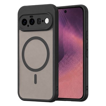 Hibridni ovitek "HaloFrost II MagSafe" za Google Pixel 11 - black