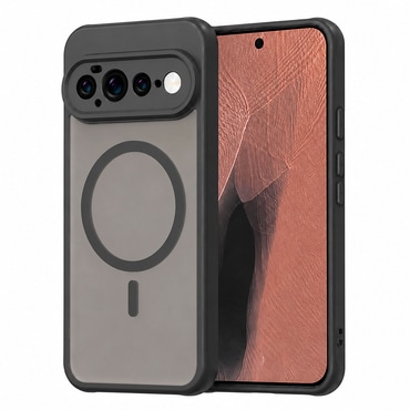 Hibridni ovitek "HaloFrost II MagSafe" za Google Pixel 11 Pro XL - black