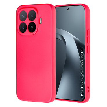 Silikonski ovitek Techsuit SoftFlex za Xiaomi 17T Pro - hot pink