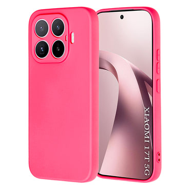 Silikonski ovitek Techsuit SoftFlex za Xiaomi 17T - hot pink