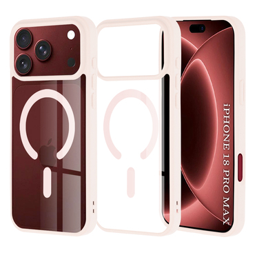 Ovitek Techsuit "MagSafe Pro" za iPhone 17 Pro Max / 18 Pro Max - nude pink