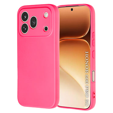 Silikonski ovitek Techsuit SoftFlex za Honor 600 Pro - hot pink