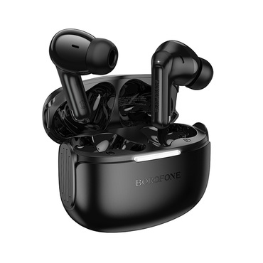 Bluetooth slušalke Borofone "Peaceful FQ9" BT 5.4 z 300mAh, True Wireless in Touch Control - črn