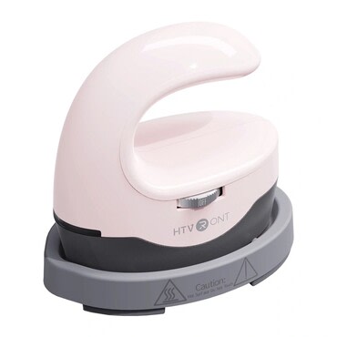 Mini prenosna toplotna stiskalnica HTVRONT "HPM02 Mini4" z več temperaturnimi nastavitvami - pink