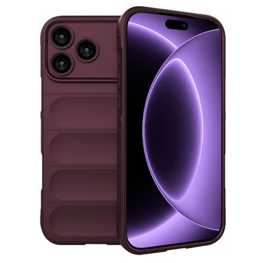 TPU gel ovitek Techsuit "Magic Shield" za iPhone 17 Pro / 18 Pro - bordeaux