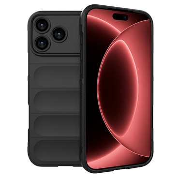 TPU gel ovitek Techsuit "Magic Shield" za iPhone 17 Pro Max / 18 Pro Max - black