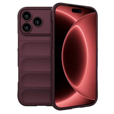 TPU gel ovitek Techsuit "Magic Shield" za iPhone 17 Pro Max / 18 Pro Max - bordeaux