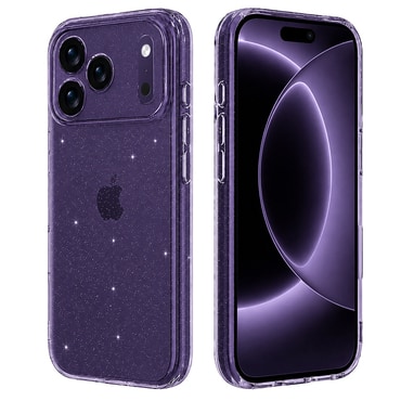 Prozoren TPU gel ovitek Techsuit "SparkleSkin" za iPhone 17 Pro / 18 Pro - clear