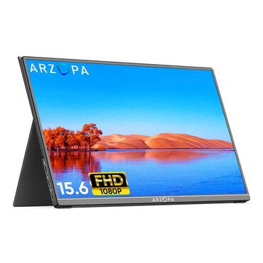 Prenosni monitor ARZOPA "A1T" 15.6" Full HD 1080P, zaslon na dotik